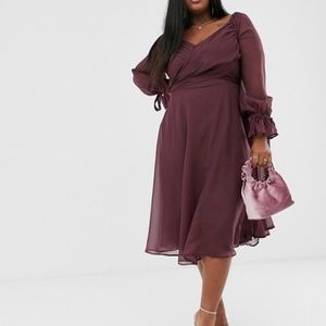 ASOS DESIGN Curve midi dress